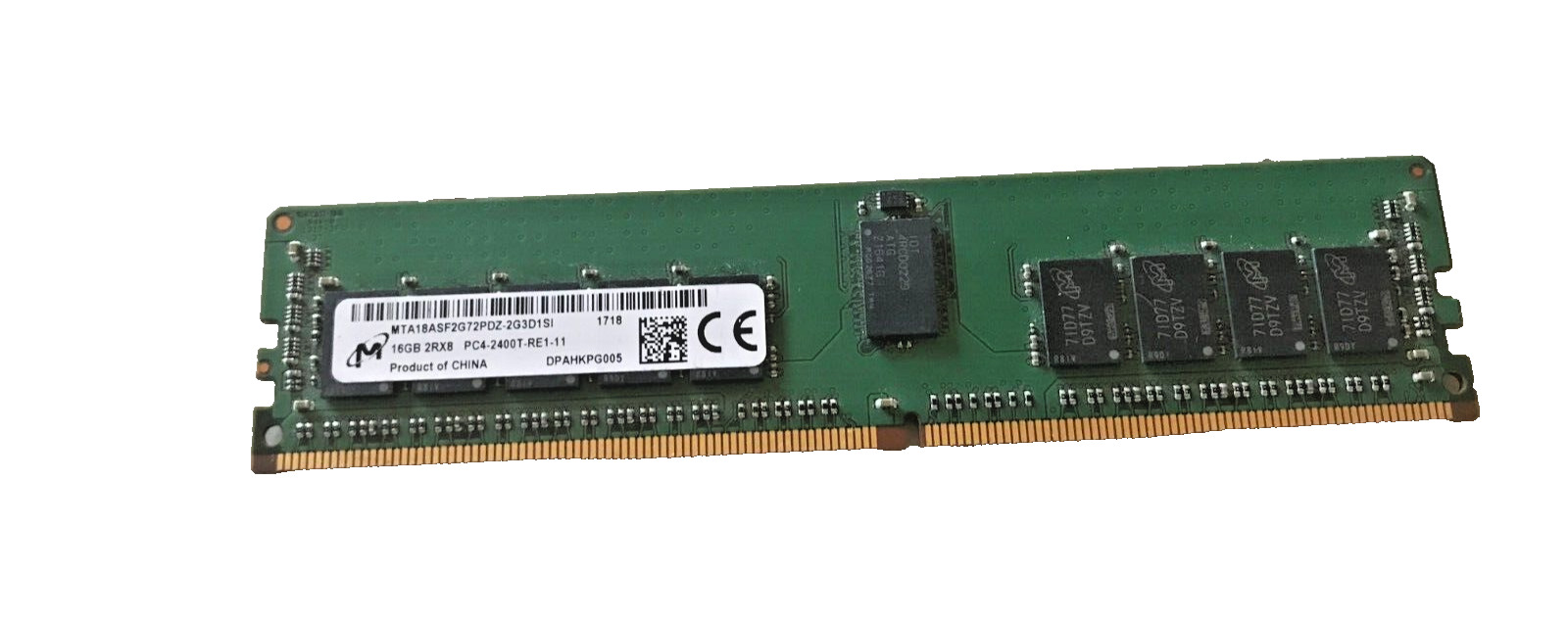 Micron 16GB 2RX8 DDR4-2400MHz RDIMM RAM MTA18ASF2G72PDZ-2G3D1SI