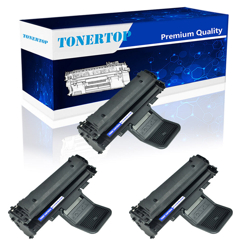 3PK High Yeild Black Toner Cartridge Compatible with DELL 1100 DELL 1110 Printer