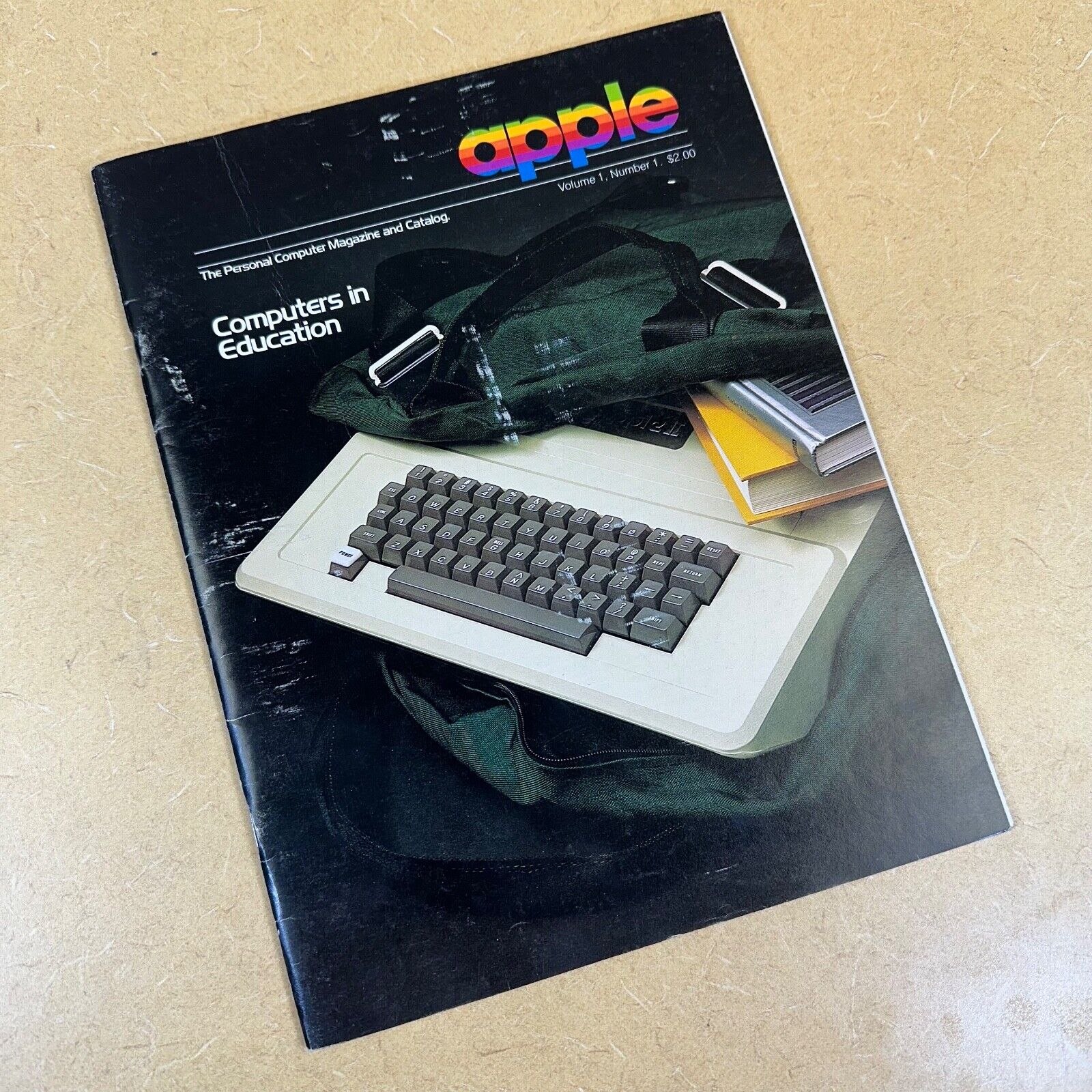 VOLUME 1 NUMBER 1 __45 yrs old 40+ page Apple II Computer magazine __ from 1979