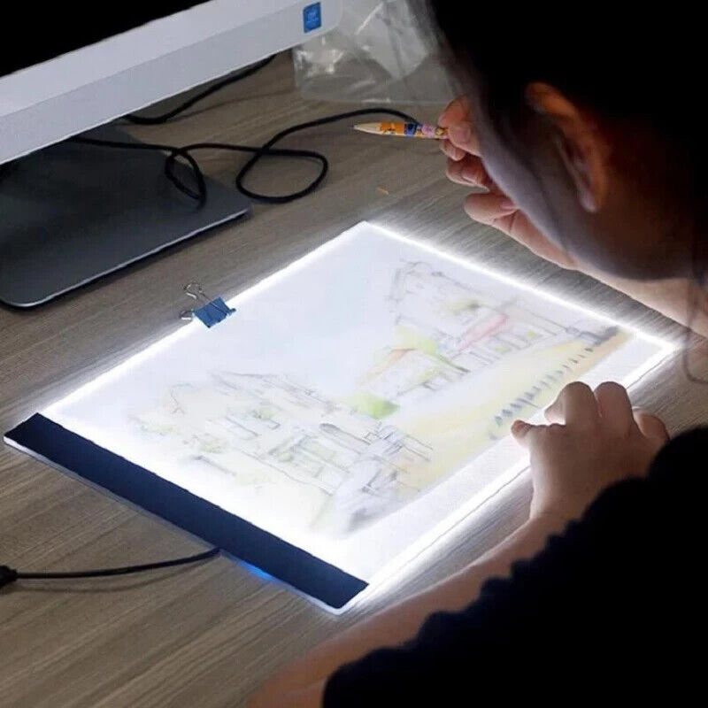 A4 LED Drawing Tablet Digital Graphics Pad USB LED Light Box Copy Board Electron