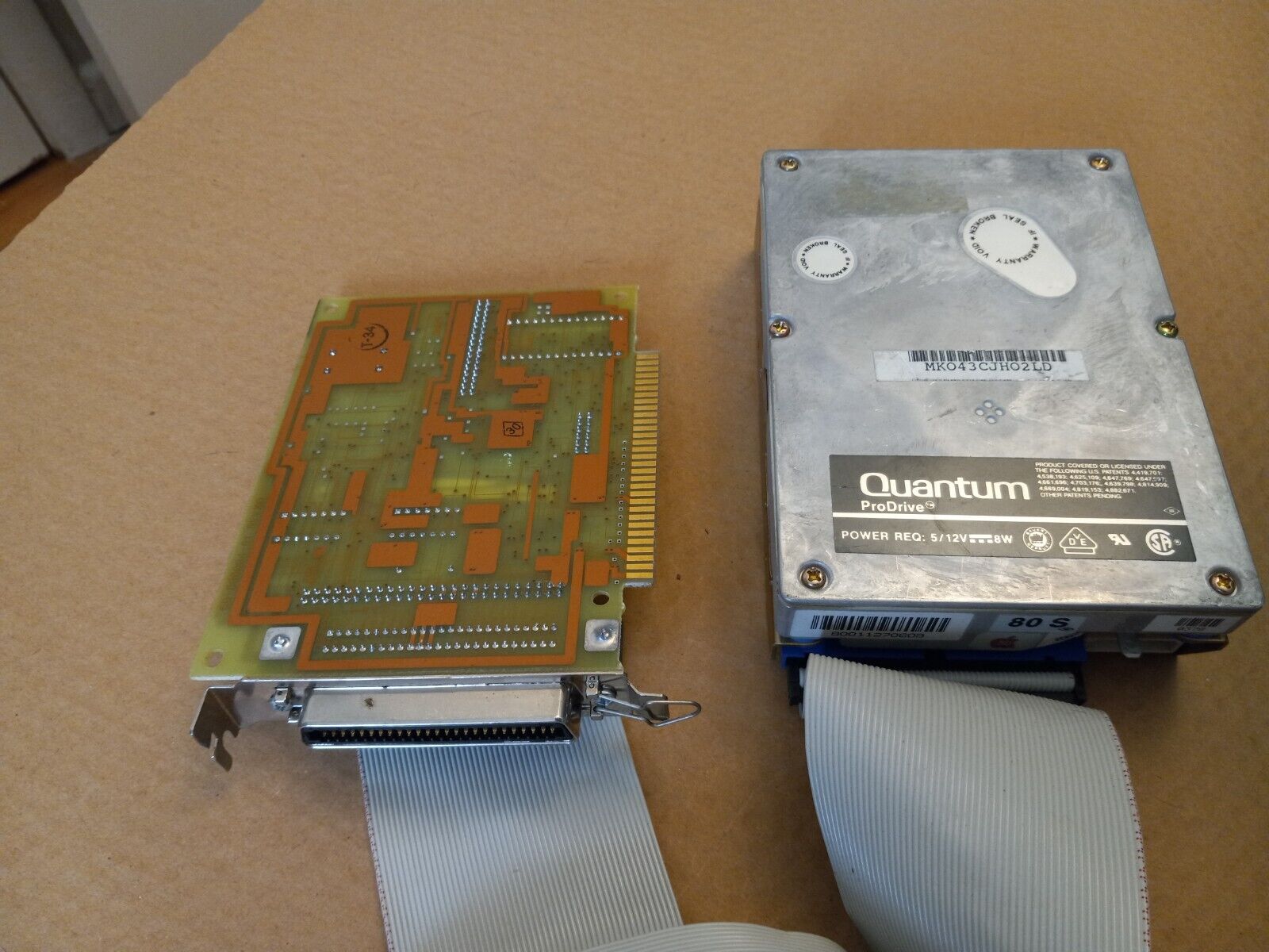 💻 Vintage APPLE QUANTUM PRODRIVE LPS 84S 980-80-9404 50PIN SCSI H/DRIVE Works