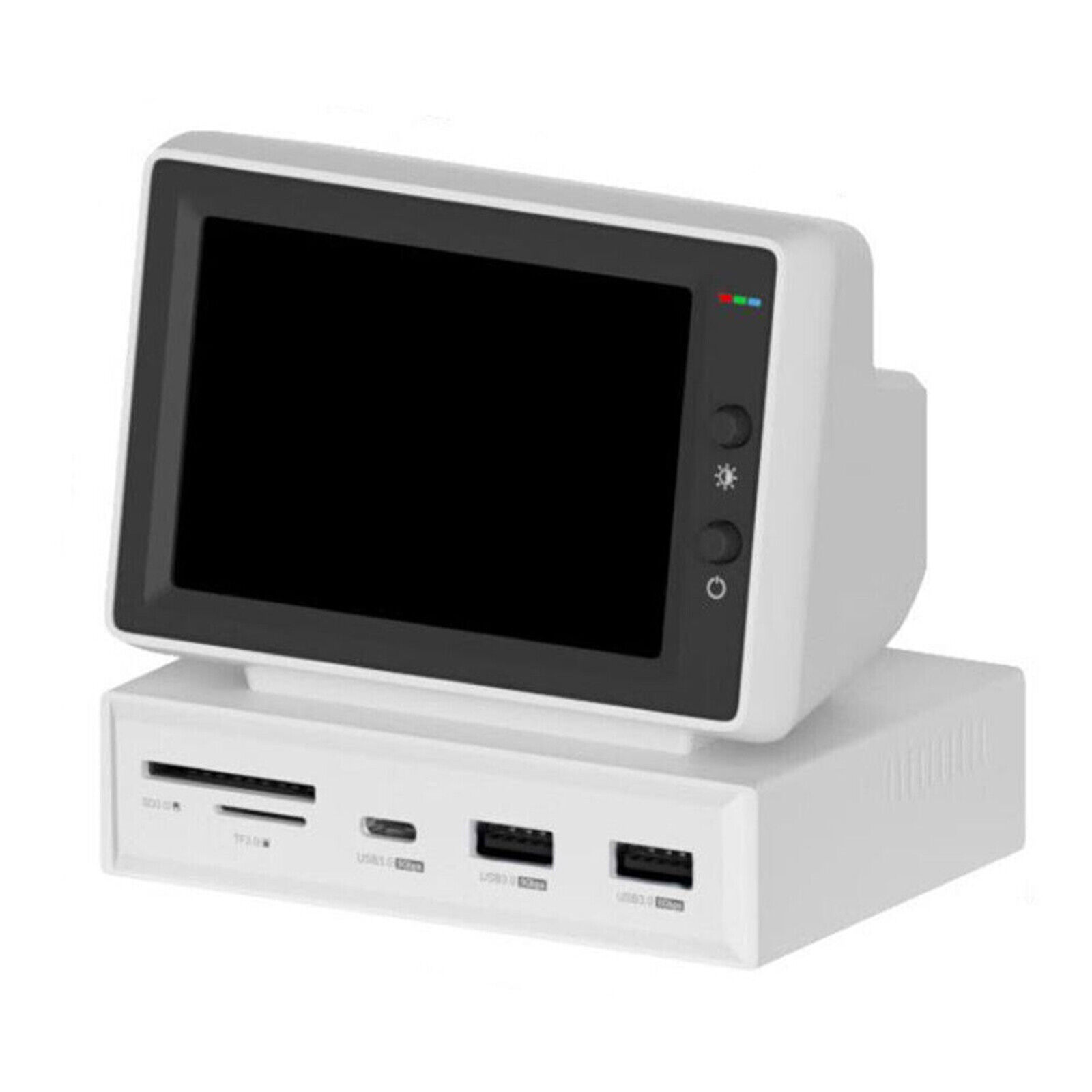 Mini Monitor USB-C Docking Station 3.5'' IPS Screen USB 3.0 HOST NEW