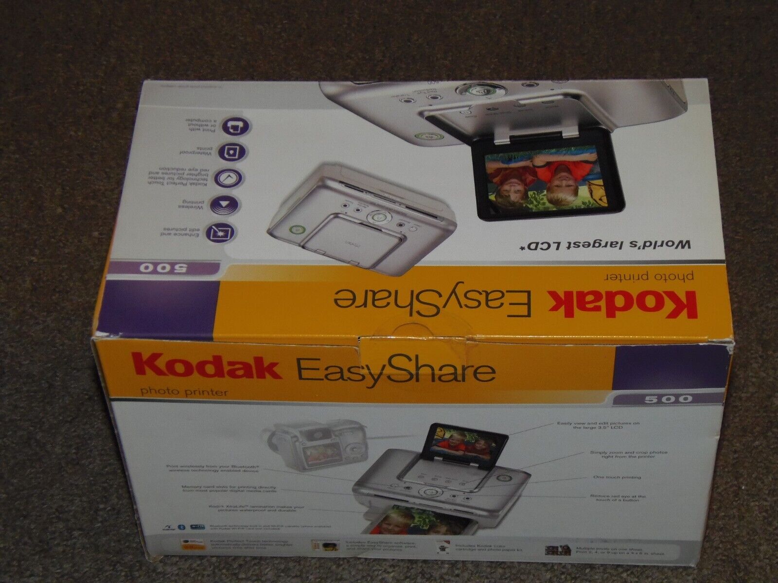 New Sealed Kodak EASYSHARE 500 Digital Photo Thermal Printer
