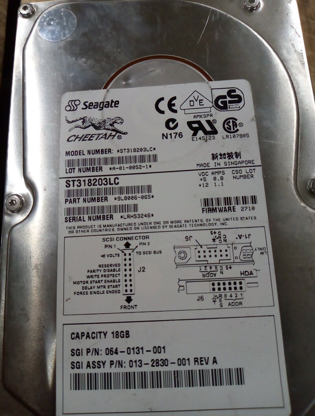 Seagate ST318203LC 18GB Hard Drive