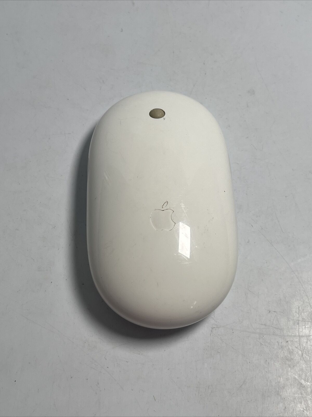 Apple A1197 Wireless Mighty Mouse MA272LL/A Bluetooth Wireless White Tested