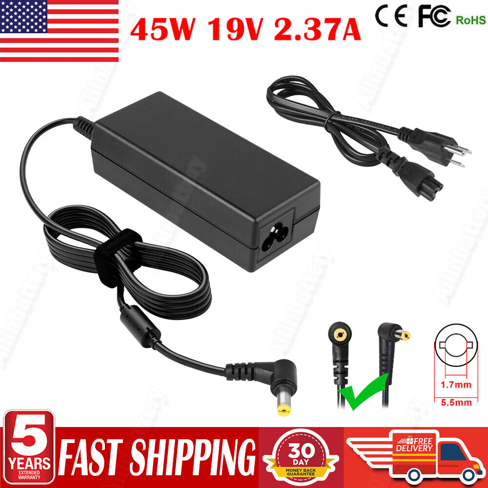AC Adapter Charger For Acer S191HQL S200HL S230HL S231HL LCD Monitor Power Cord 