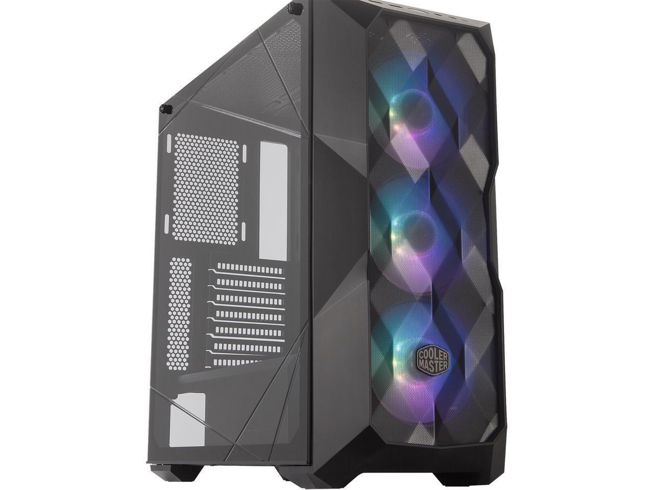 Cooler Master MasterBox TD500 Mesh Airflow ATX Mid-Tower with Polygonal Mesh Fro