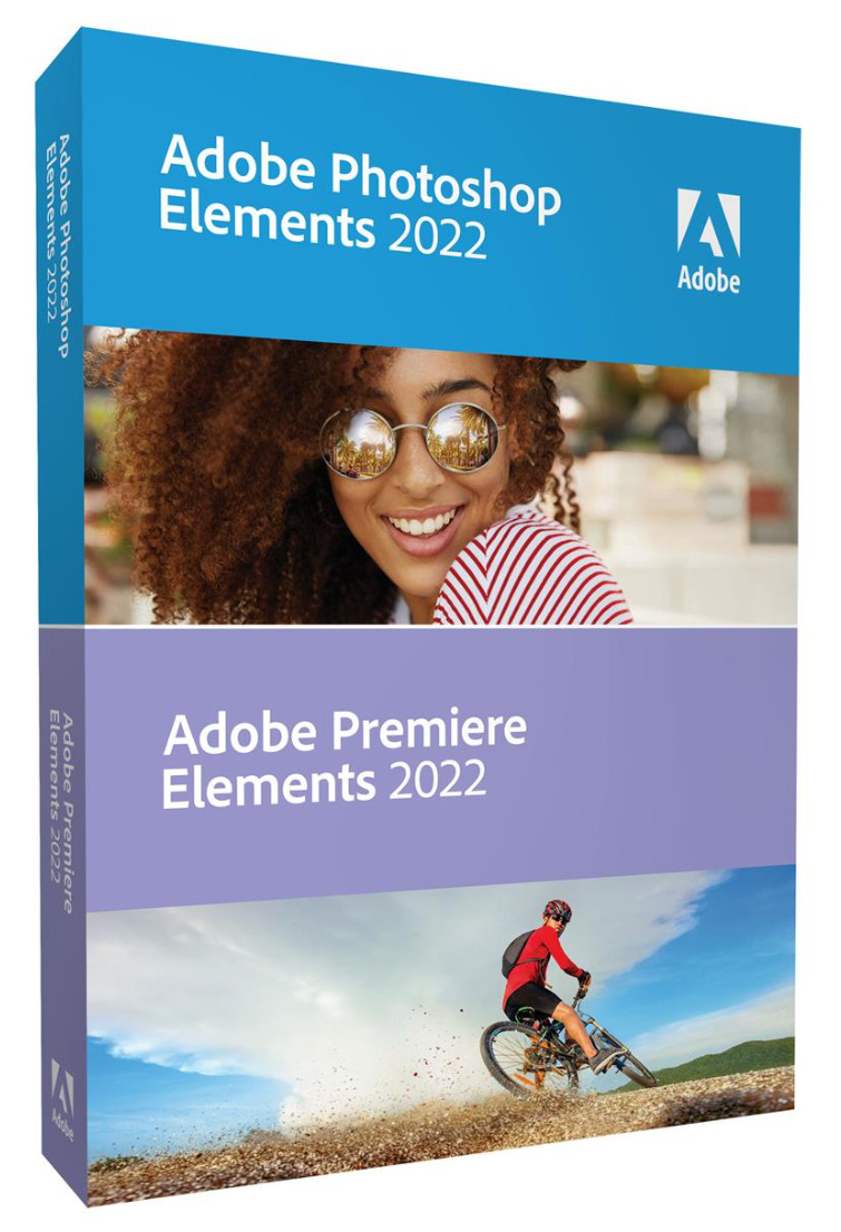 Adobe Photoshop and Premiere Elements 2022 Software Win & Mac DVD 65319087