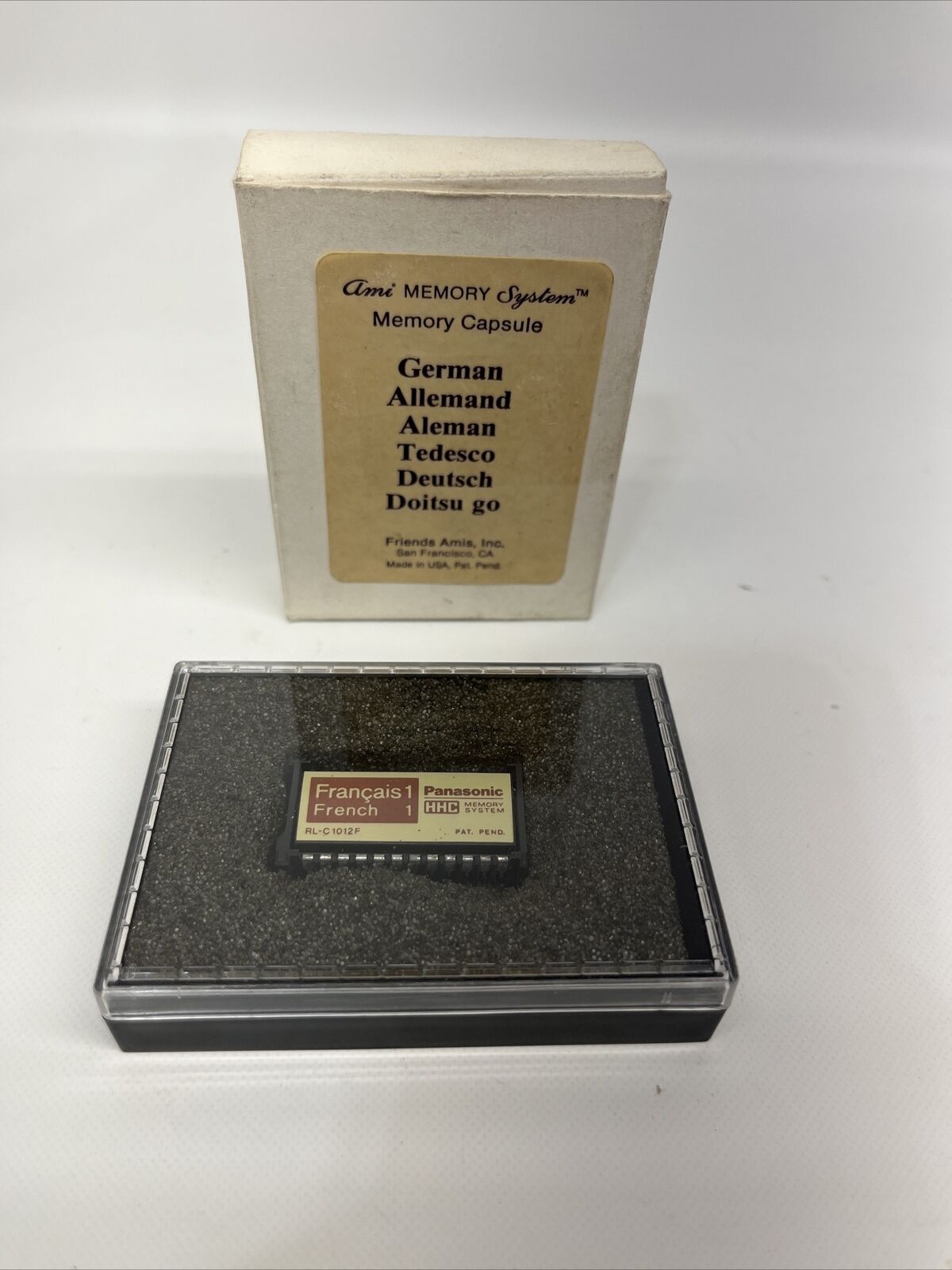 Vintage Panasonic HHC Hand-Held Memory System French 1 Memory Capsule RL-C1012F