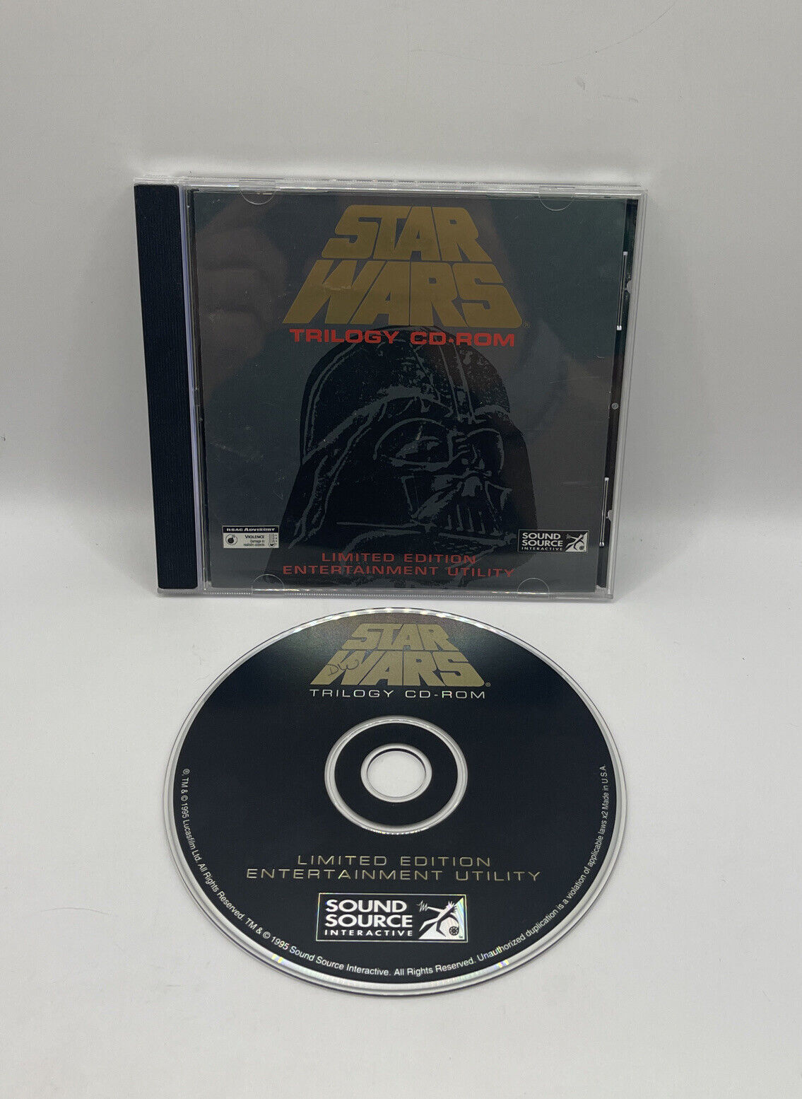 Star Wars Trilogy CD-ROM Limited Edition Entertainment Utility nice set
