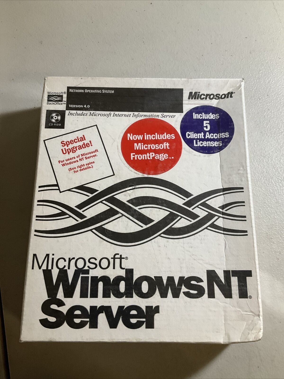 Microsoft Windows NT Server 5 Client Licenses & CD keys (open Box)