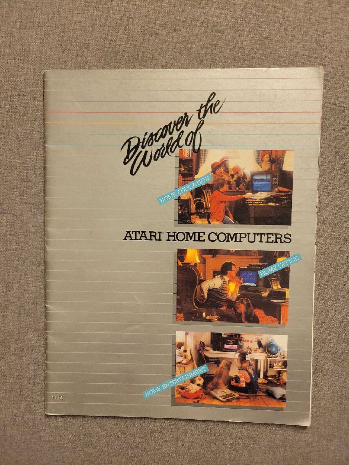 Vintage Catalog Discover the World of Atari Home Computer Retro Gaming 1982