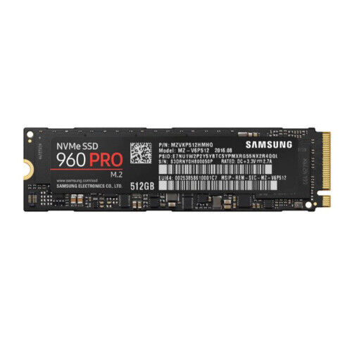 Samsung MZ-V6P512BW 960 PRO NVMe M.2 512GB SSD (Refurbished)