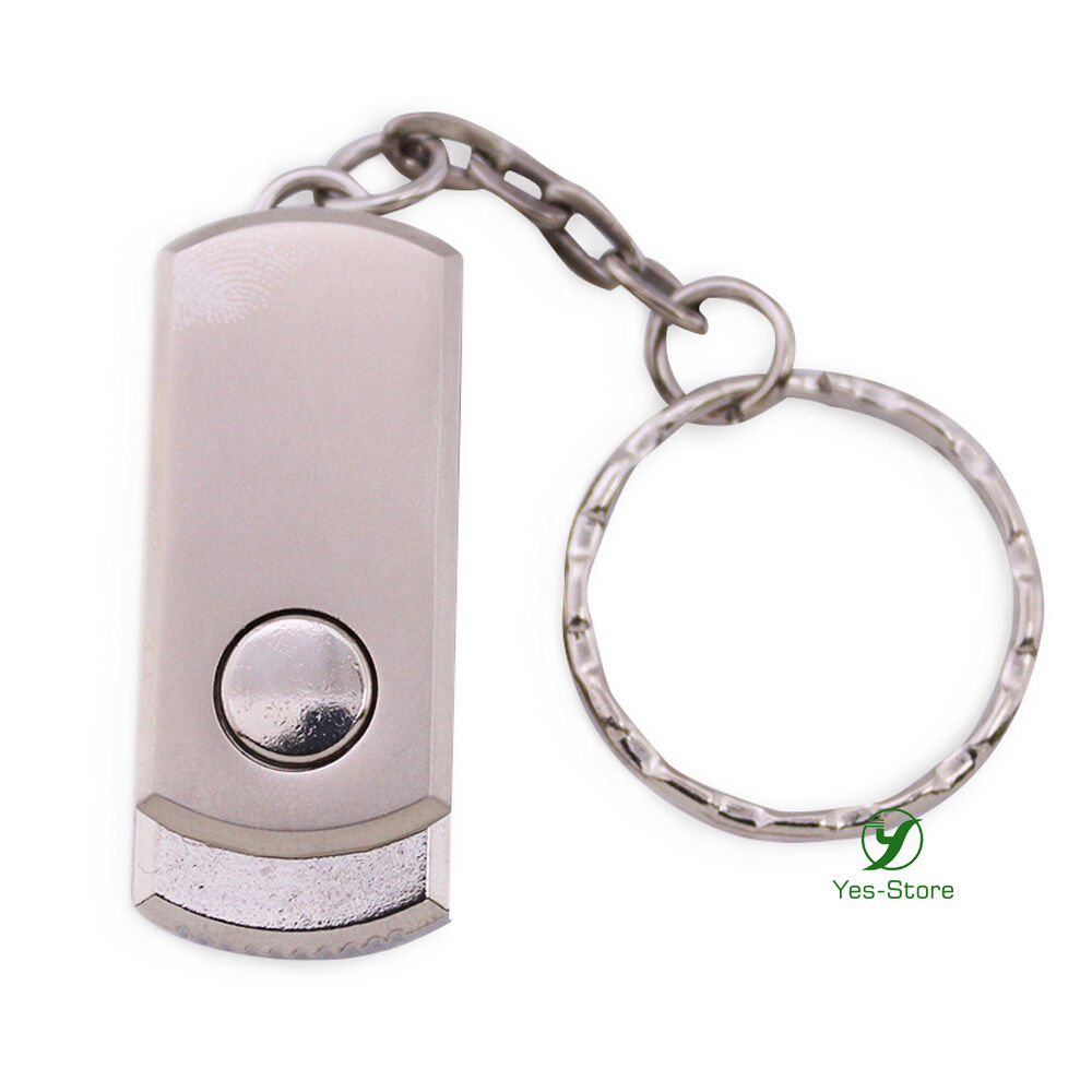Swivel Fold USB Flash Drive Pen 8G 8Giga 8GB 5PCS Memory Stick Metal Keychain