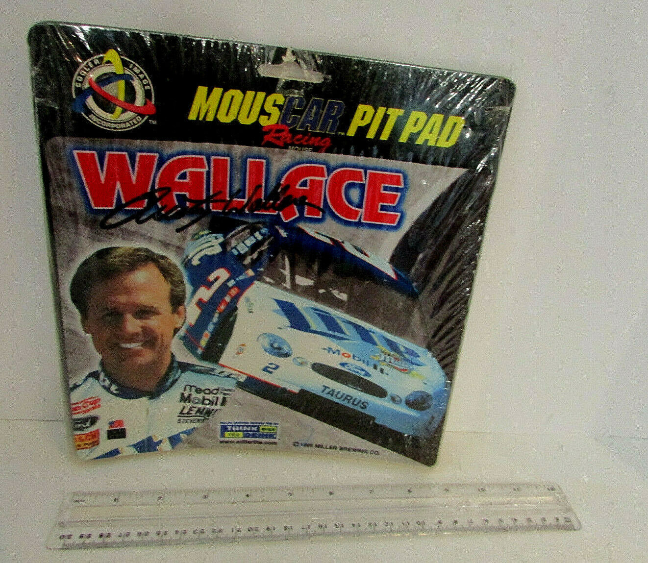 Wallace NASCAR 1998 MousCar Pit Pad Miller Brewing Co. Cooler Image  