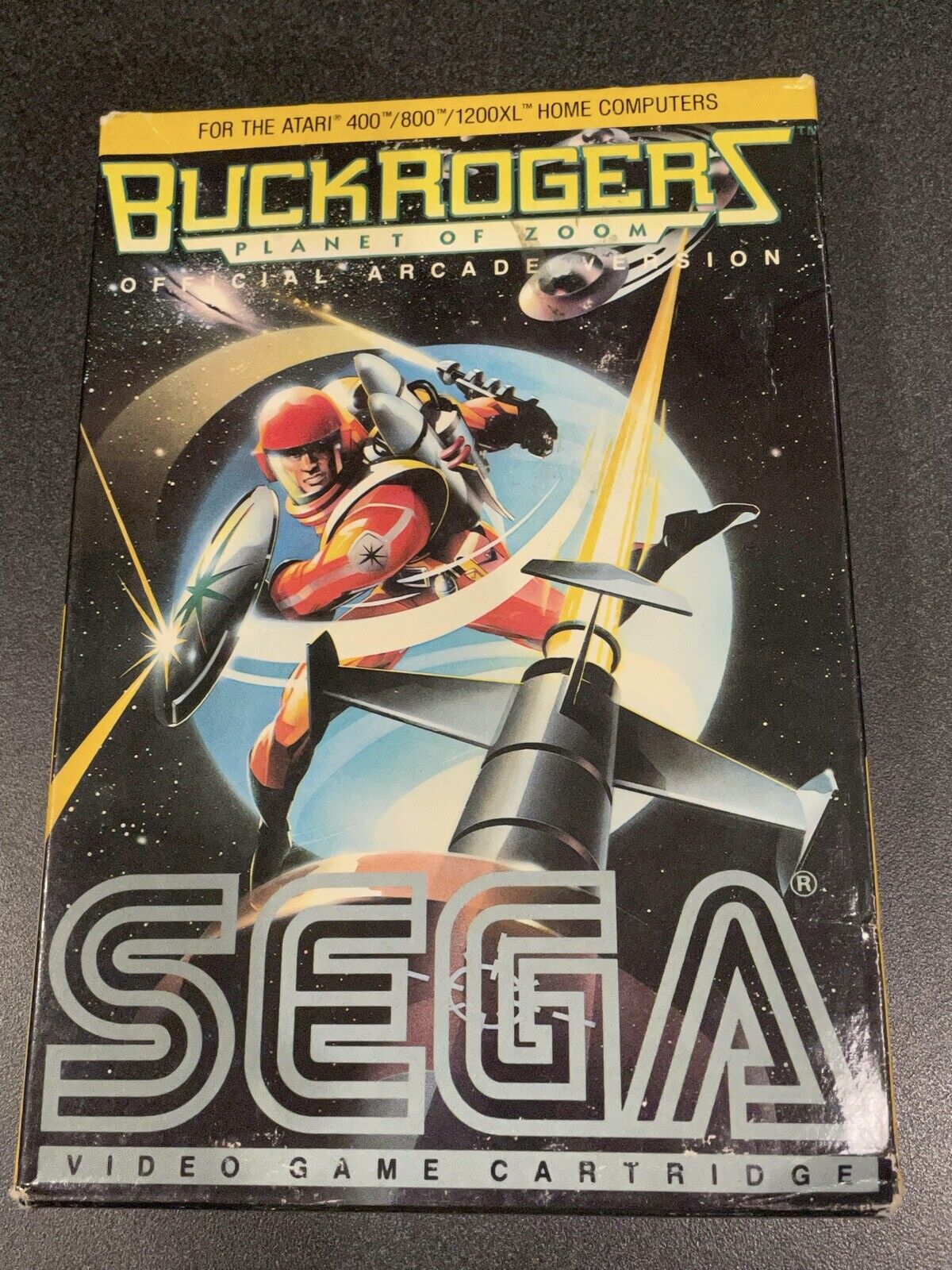 Buck Rogers by Sega game for Atari 800 XL XE Vintage Computer sealed new in box