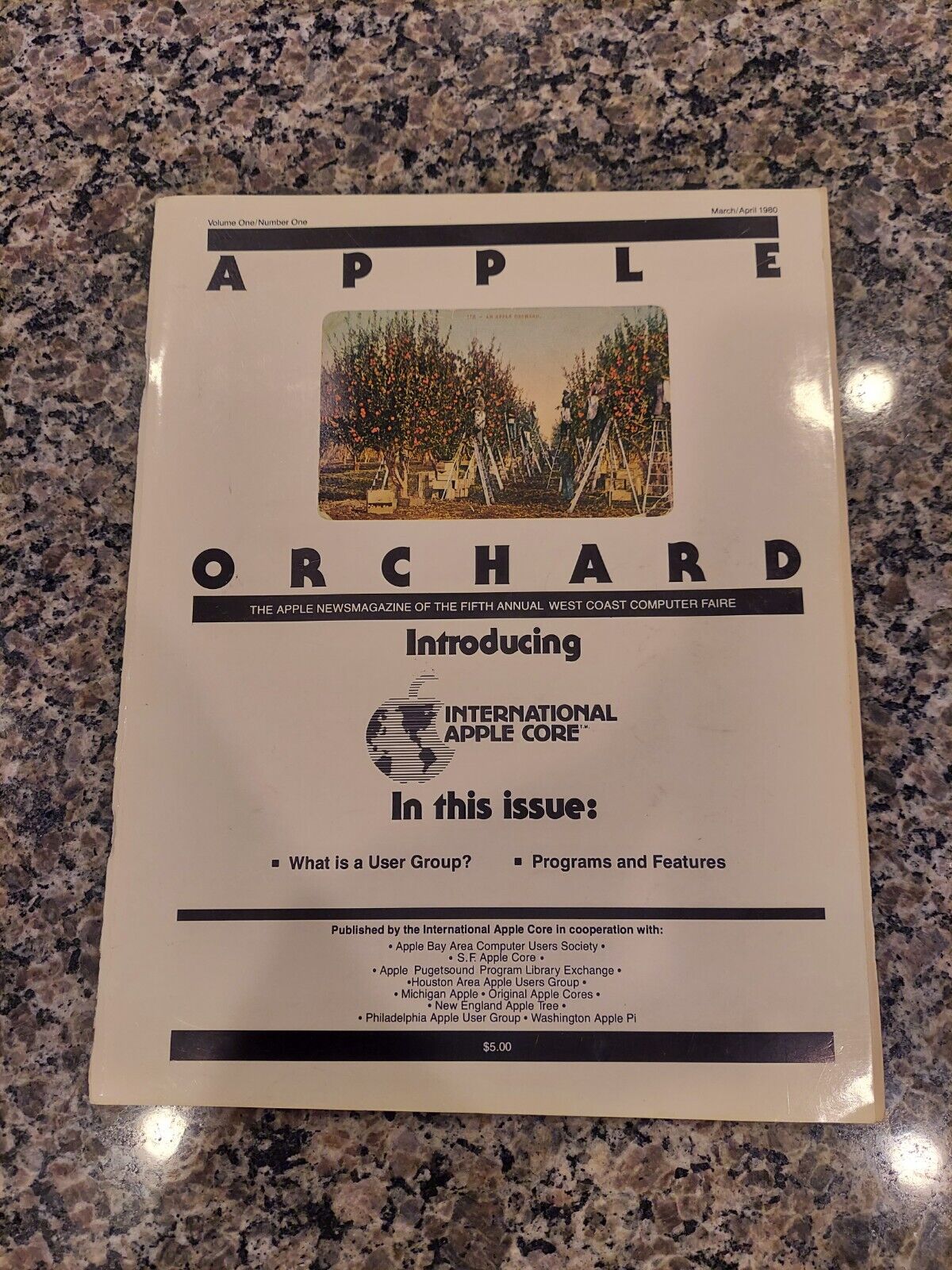 VINTAGE RARE 1980 Apple Orchard Vol 1 Number One FIRST ISSUE Macintosh Apple