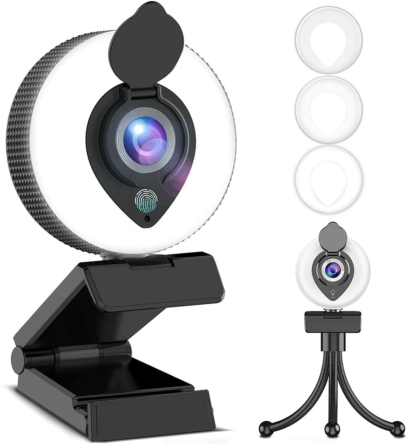 1080P Webcam HD USB PC Desktop Laptop Web Camera Microphone Video Record FHD