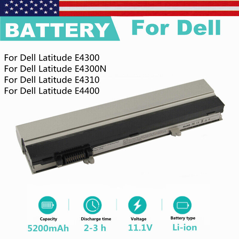 Battery for Dell Latitude E4300 E4310 XX337 312-0822 312-0823 0FX8X FM332 HW905 