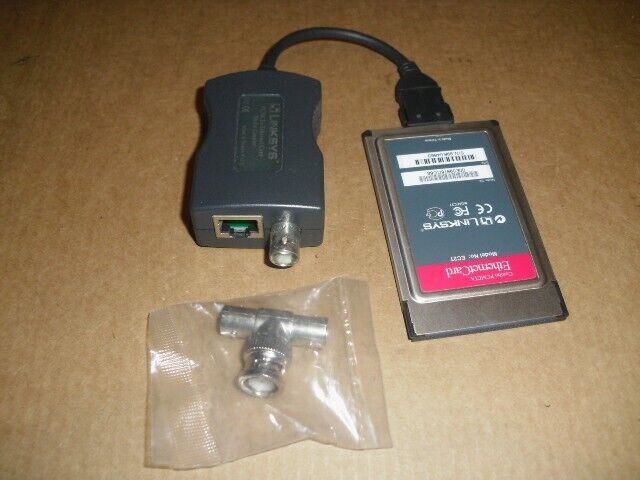 New  Rare Vintage Linksys Combo PCMCIA Fast Ethernet  Card