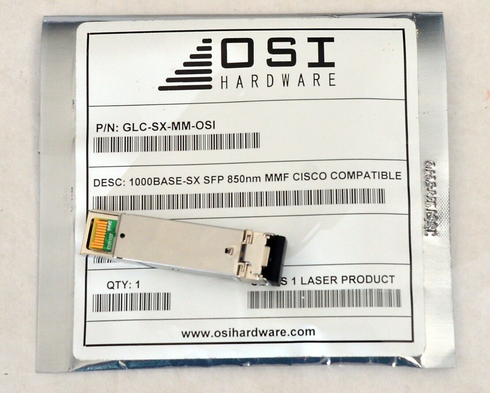 Cisco GLC-SX-MM Com Transceiver OSI never used 031