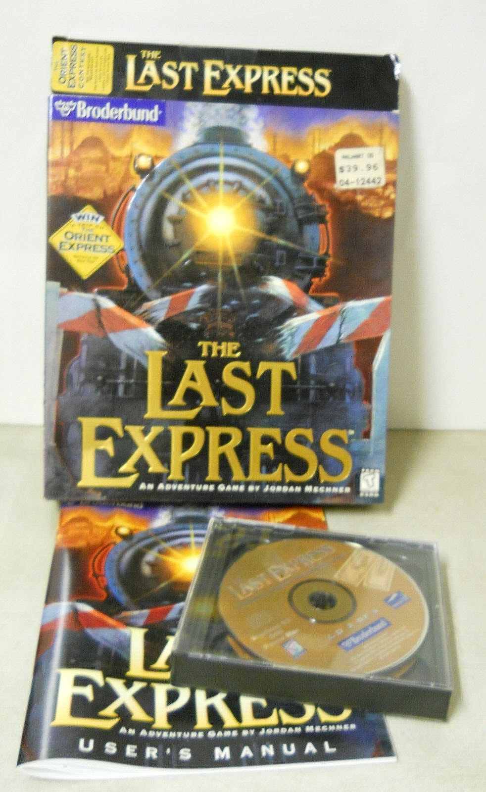 Broderbund The Last Express PC DOS CD-ROM Video Game Windows 95 Thin Manual