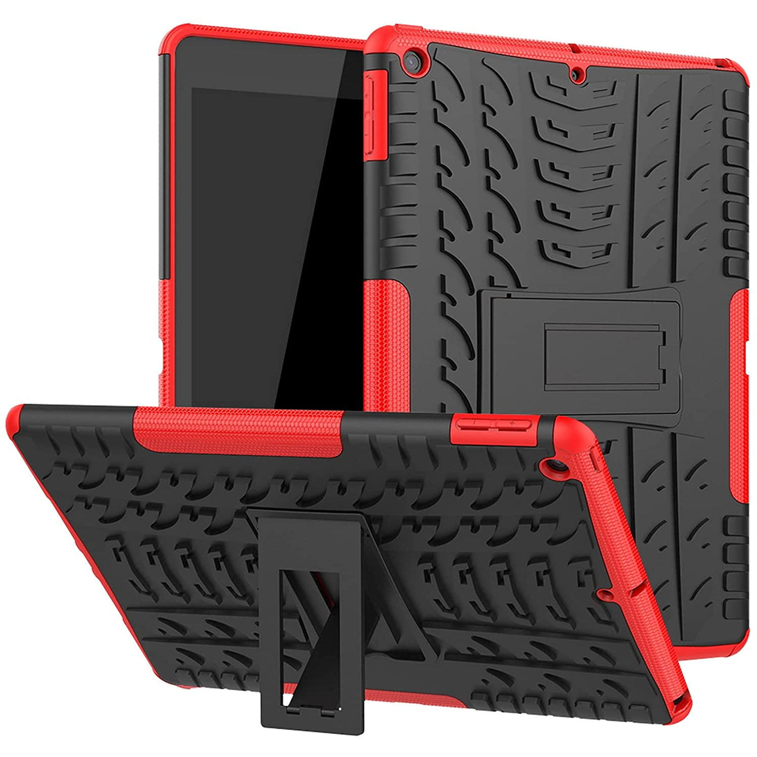 Exoskeleton Hybrid Armor Case with Kickstand for iPad 10.2 inch (9th, 8th & 7th