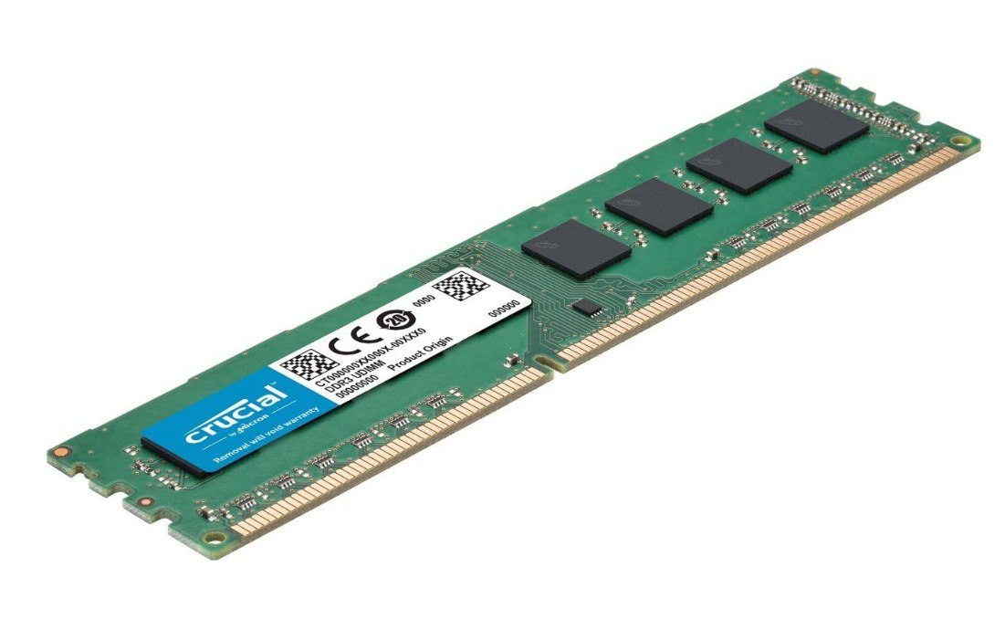 CRUCIAL 4GB 8GB DDR3 1066 MHz PC3-8500 Desktop DIMM 240-Pin Memory RAM 8500U