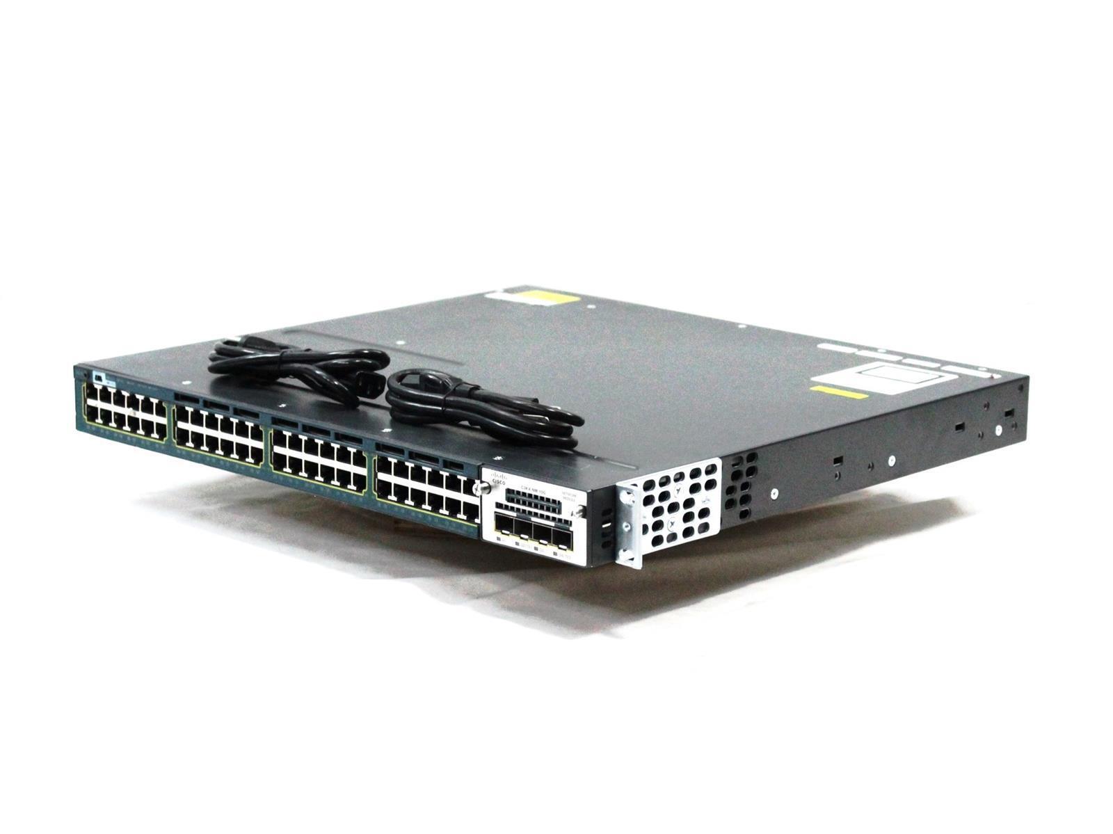 Cisco WS-C3560X-48T-L V05 48-Port Fully Managed Switch | 4x SFP Ports | Grade C
