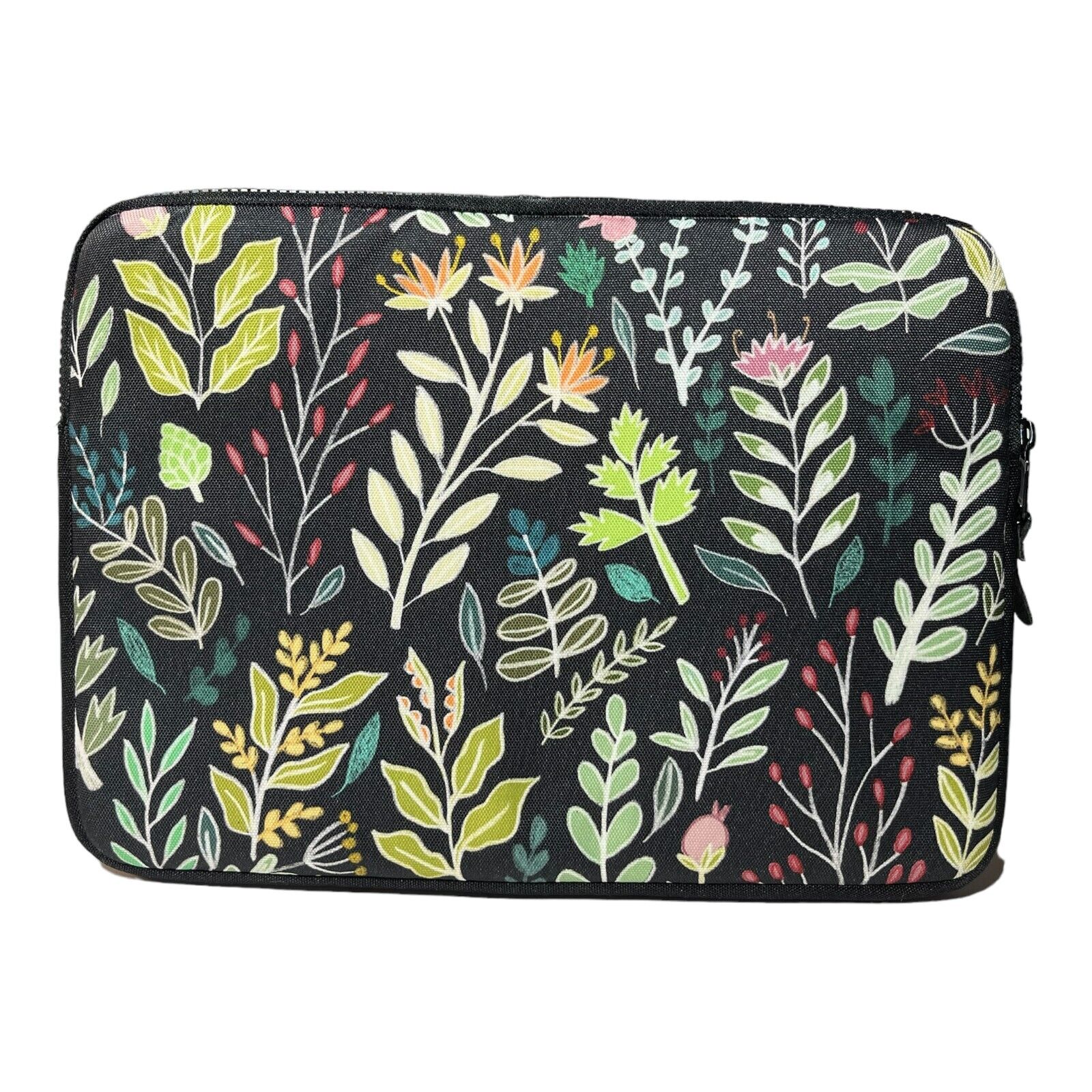Society 6 Laptop Zipper Case Sleeve Padded Carrying Travel Case 10x14 Floral