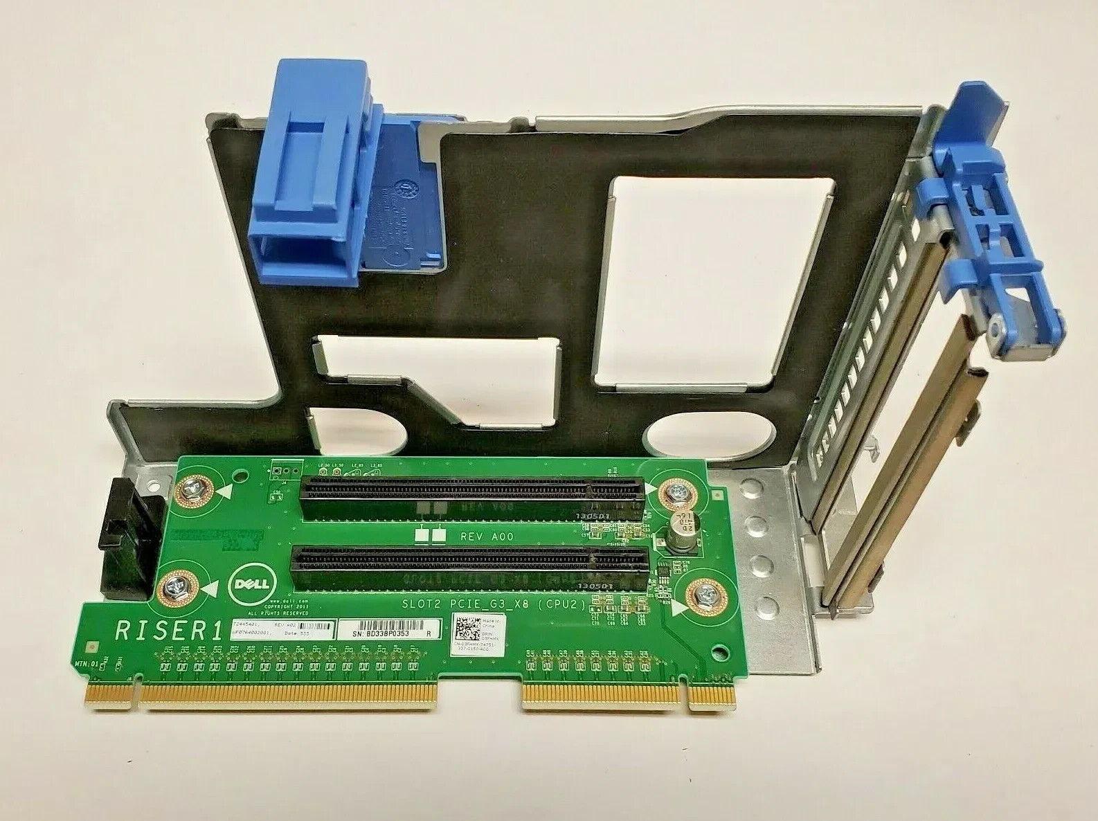 Dell PowerEdge R820 R830 Riser PCI-e Expansion Card with Bracket 03FHMX 0R1F5V