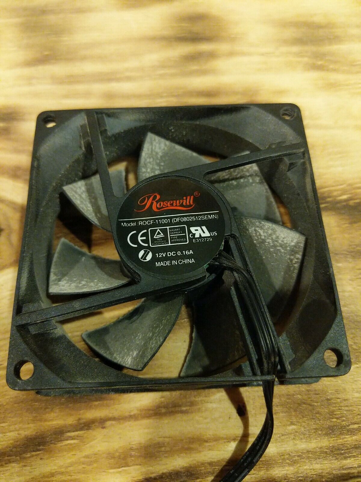 Rosewill 120mm Computer Case Cooling Fan ROCF-13001 - 38.2 CFM - DF1202512SELN