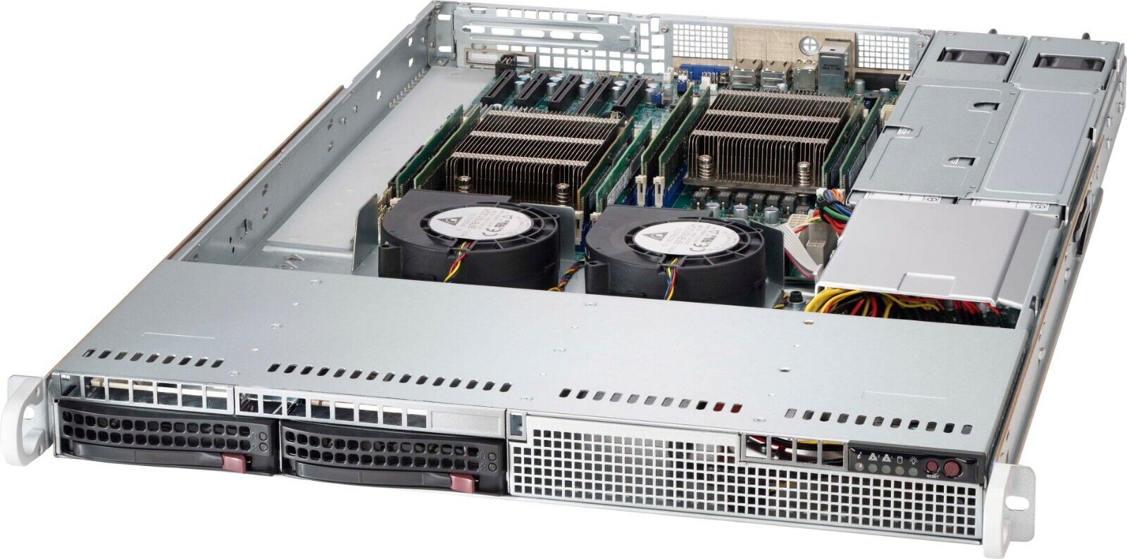 Supermicro Server 1U X10DRD-LT E5-2680 V3 12C 16GB DDR4 RAM KIT  2x 10GBE 2xPSU