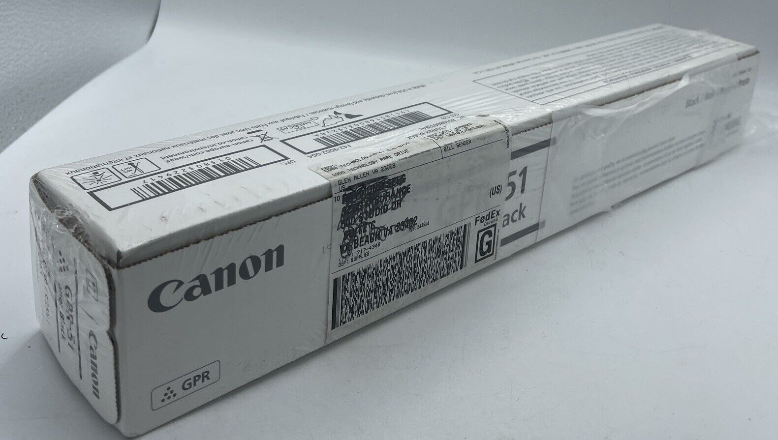 Genuine Canon GPR-51 black Toner Cartridge 8516B003 