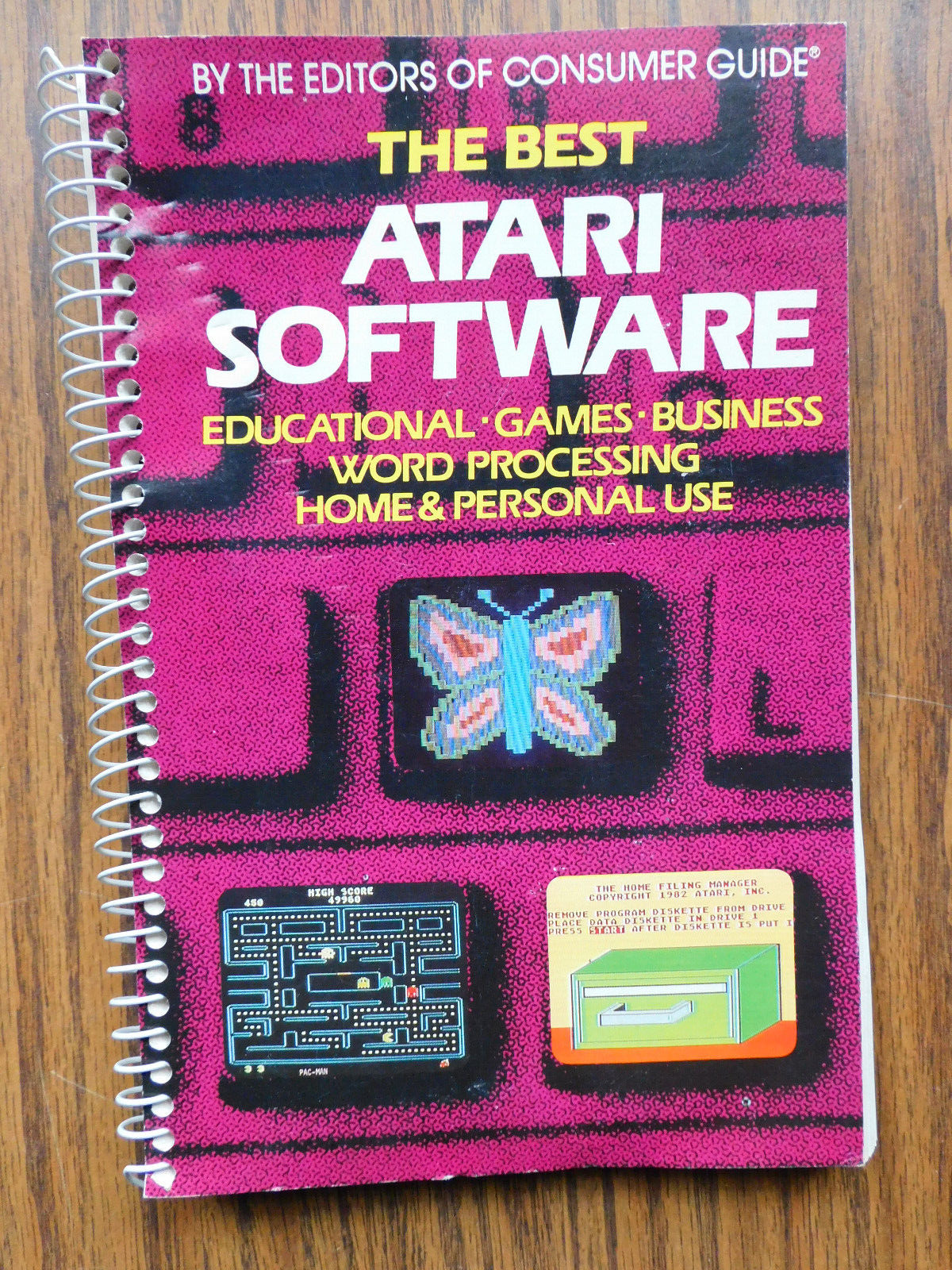 The Best Atari Software Book Educational Games + 1984