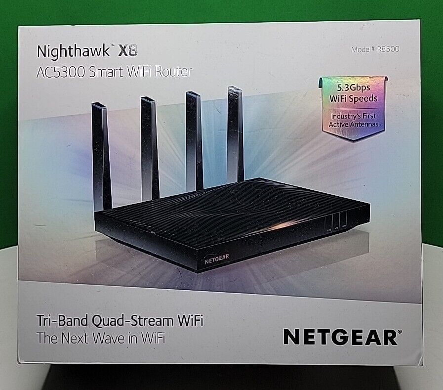 Netgear R8500 1000 Mbps 6 Port 2166 Mbps Wireless Router
