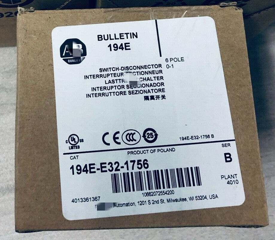 194E-E32-1756 New Factory Sealed AB ONE YEAR WARRANTY FAST DELIVERY 1PCS GOOD