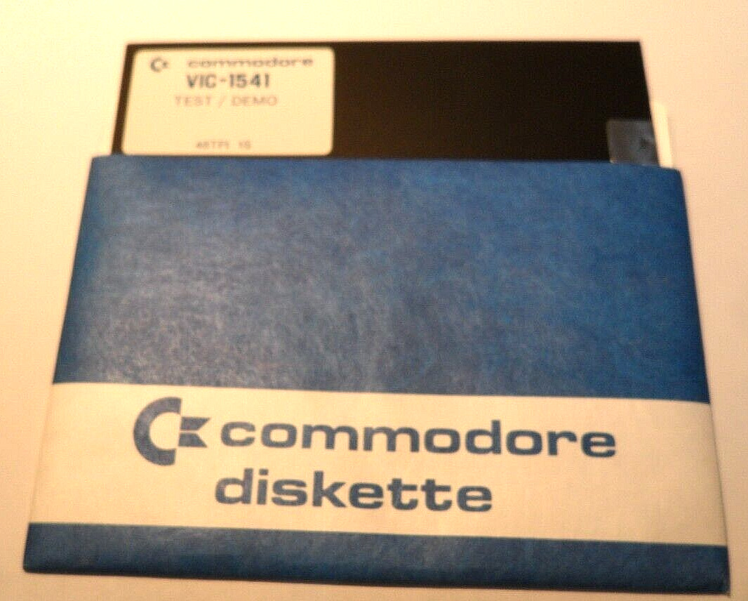 Commodore 64 Model VIC-1541 Test/Demo Disk Complete w/ Sleeve