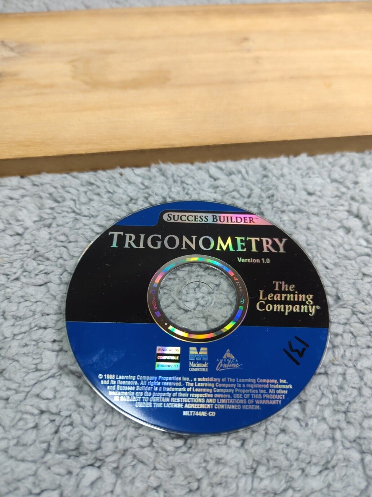 Princeton Review Trigonometry Test Prep Learning Company CD ROM (1998) Disc Only