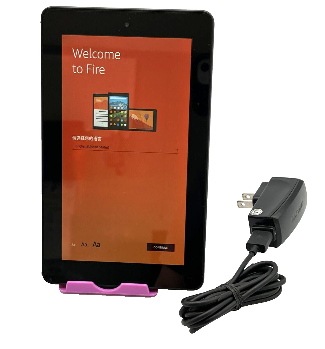 Amazon Kindle Fire 7- (5th Gen, Model SV98LN) W/CHGR - ⚡⚡⚡ FAST SHIPPING  ⚡⚡⚡