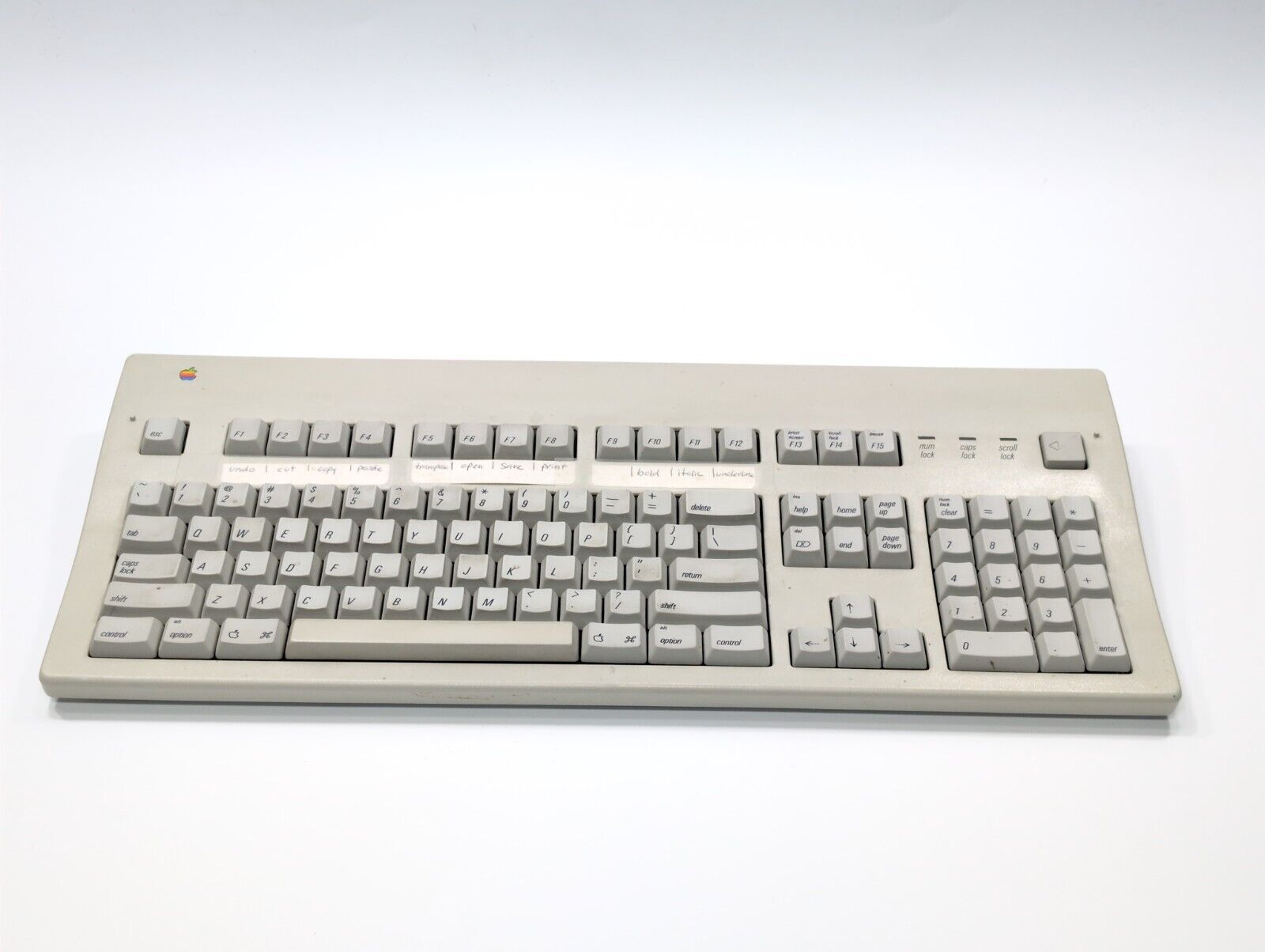 Vintage Apple Mechanical Extended Keyboard II Model M3501