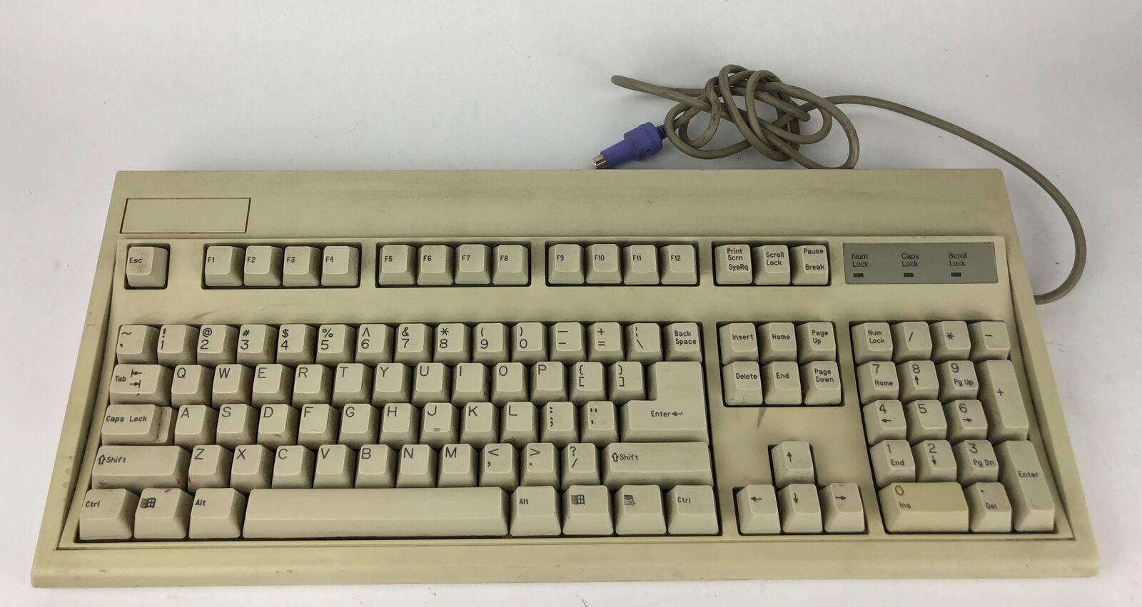 Rare Vintage Key Tronic E03601MSESPEC-C Wired 6 Pin Keyboard 