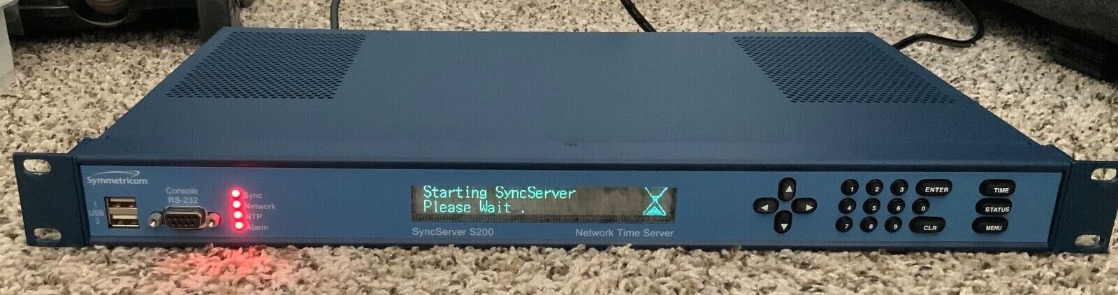 Symmetricom SyncServer S200 GPS Network Time Server