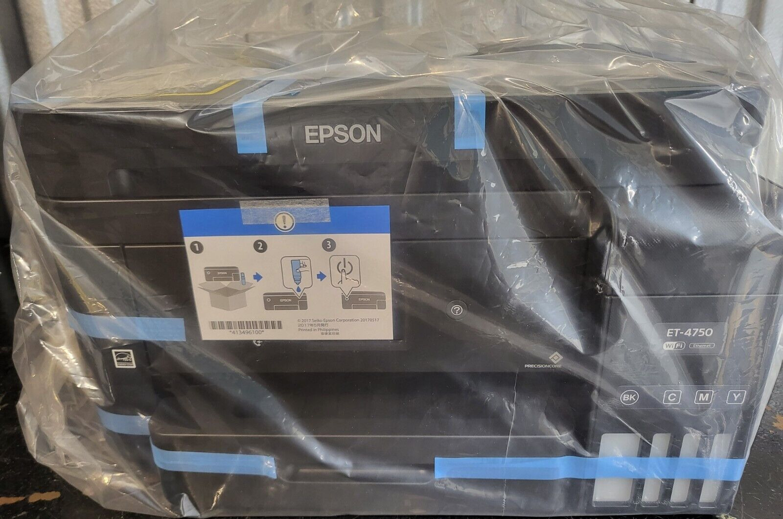 Epson WorkForce EcoTank ET-4750 Wireless All-in-One Printer INK NOT INCLUDED