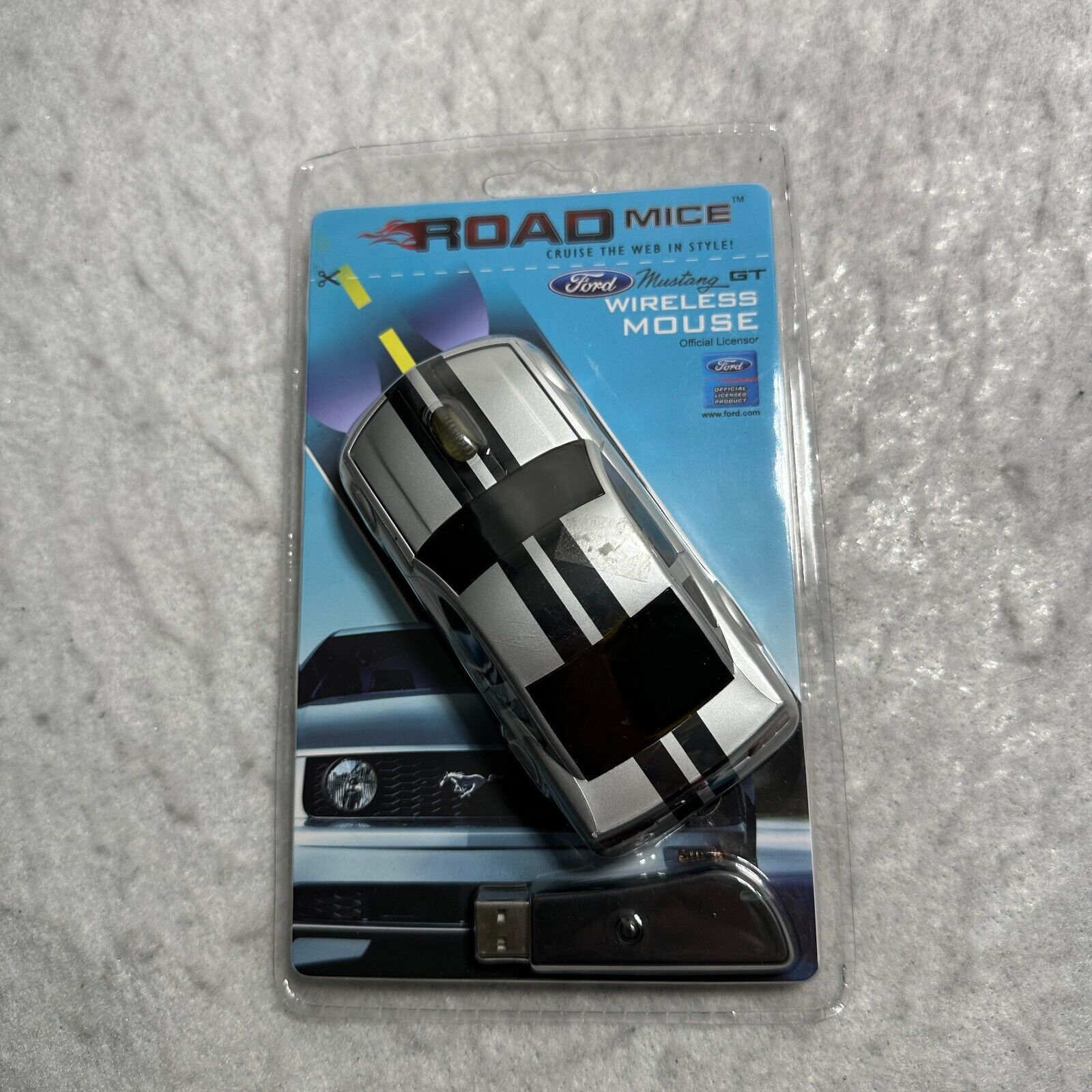 Road Mice ROADMICE Ford Mustang GT Wireless Mouse Vintage New In Box