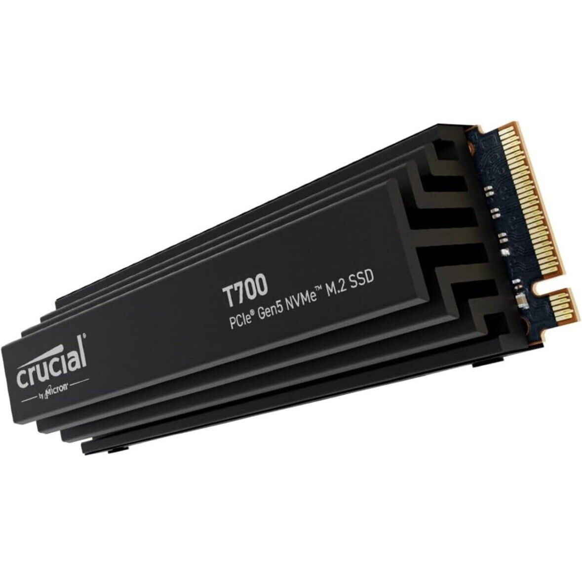 NEW OB Crucial T700 4TB SSD PCIe Gen 5x4 NVMe with Heatsink (CT4000T700SSD5)