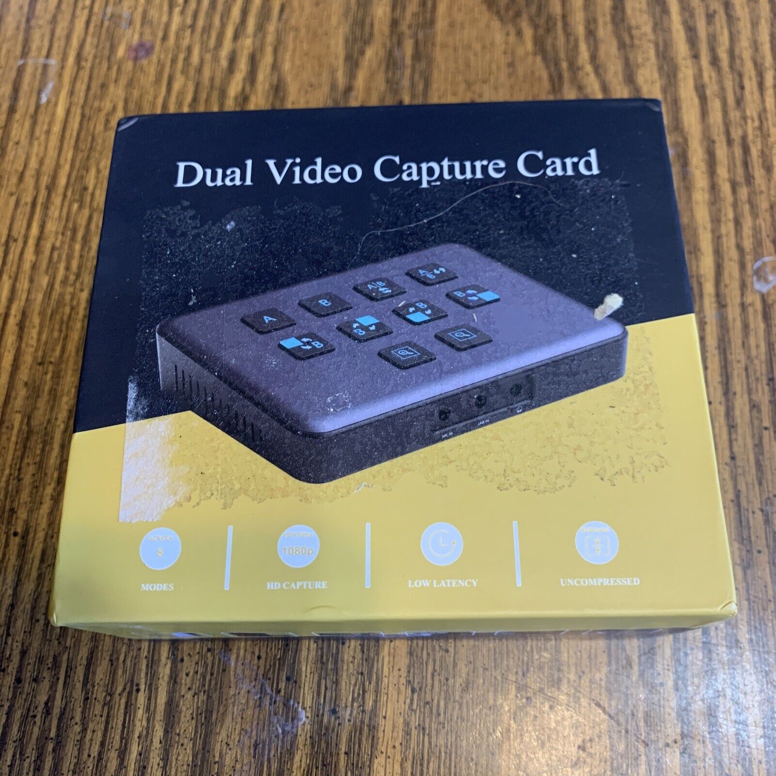 Dual Video Capture Card for PC/Mac 4K 60Hz Dual HDMI Input 1080P