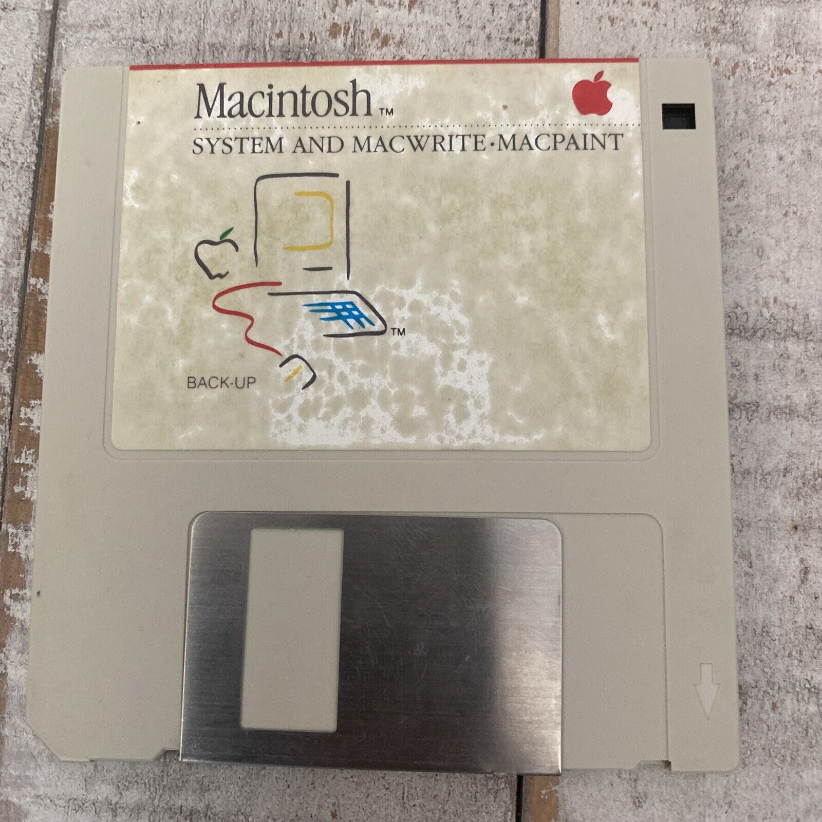 Rare Vintage Apple Macintosh System And MacWrite MacPaint Backup 690-5023-A