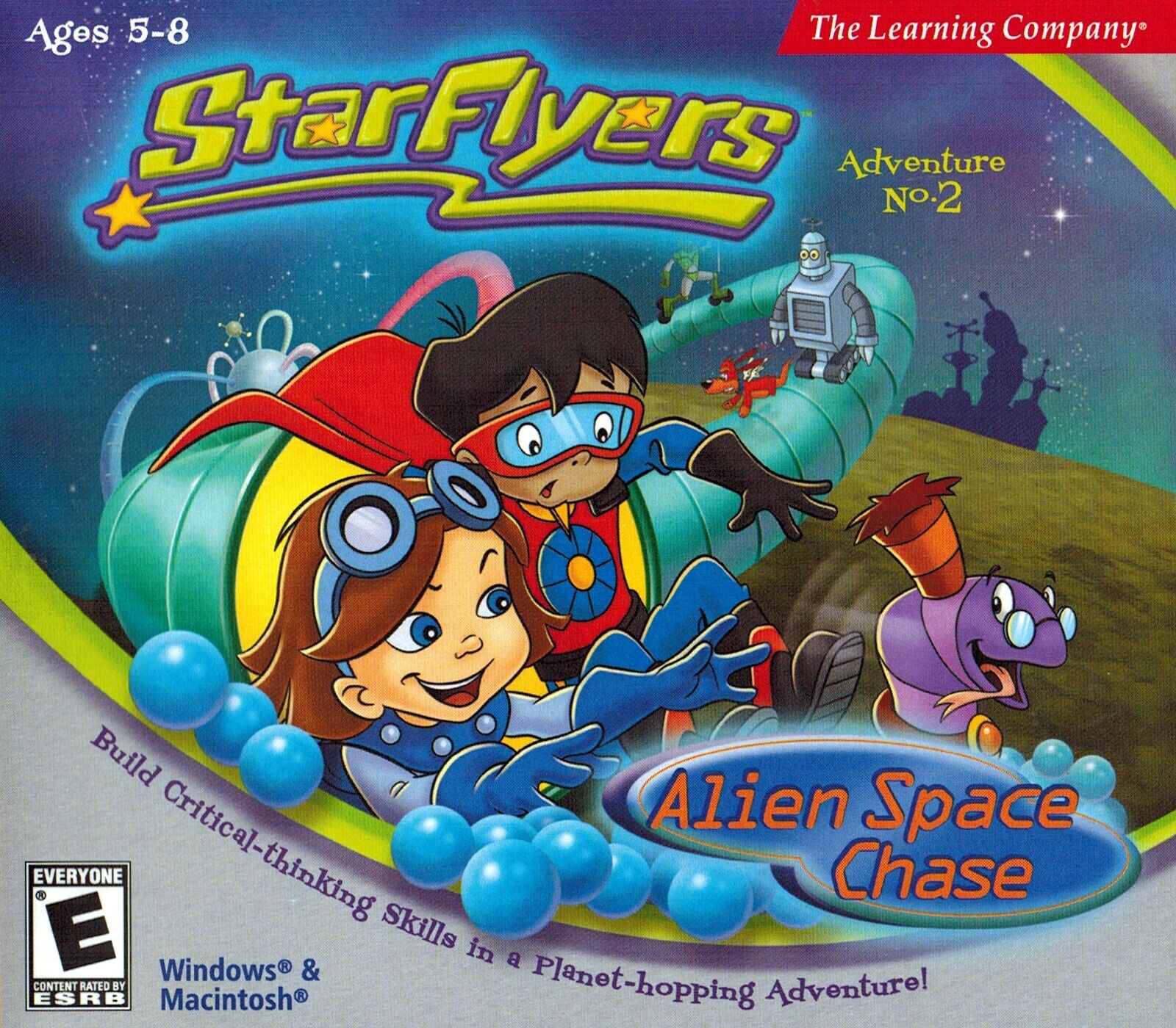 Star Flyers Adventure No. 2 Alien Space Chase Ages 5-8 Learning Company Sealed