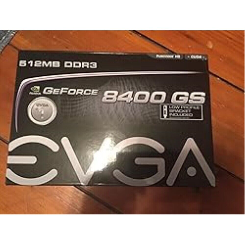 EVGA GeForce 8400 GS 512-P3-1300-LR Video Card DDR3 - New in Box